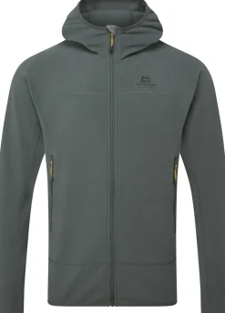 Fleece & Mid Layer-Mountain Equipment Mens Micro Zip Fleece Jacket - Slate Green