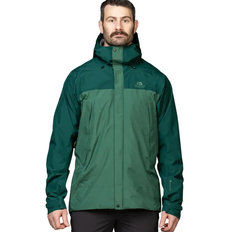 Waterproof Jackets-Mountain Equipment Mens Nanda Devi Jacket - Fern-Pine