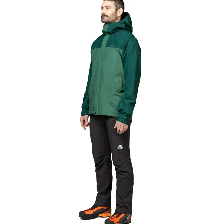 Waterproof Jackets-Mountain Equipment Mens Nanda Devi Jacket - Fern-Pine