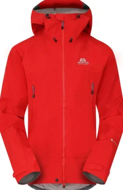 Waterproof Jackets-Mountain Equipment Mens Nunatak Jacket - Chili Red