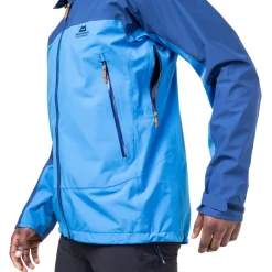 Waterproof Jackets-Mountain Equipment Mens Odyssey Jacket - Atlantic-Admiral