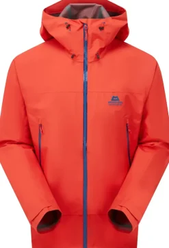 Waterproof Jackets-Mountain Equipment Mens Odyssey Jacket - Chili Red