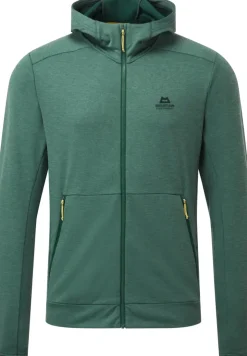 Fleece & Mid Layer-Mountain Equipment Mens Oracool Hooded Jacket - Pine