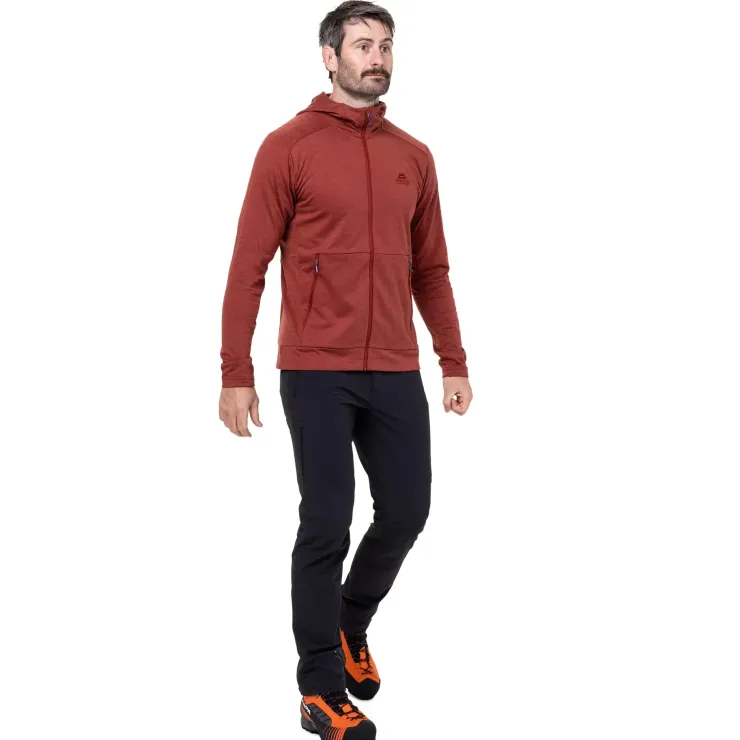 Fleece & Mid Layer-Mountain Equipment Mens Oracool Hooded Jacket - Pine
