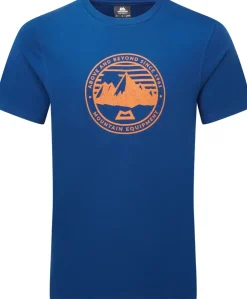 T-Shirts & Baselayers-Mountain Equipment Mens Roundel Tee - Admiral Blue