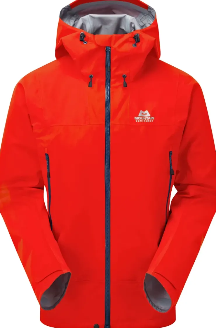 Waterproof Jackets-Mountain Equipment Mens Rupal Jacket - Magma