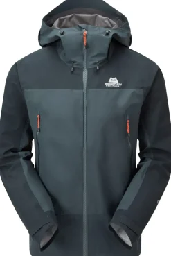 Waterproof Jackets-Mountain Equipment Mens Saltoro Jacket - Blue Nights-Cosmos