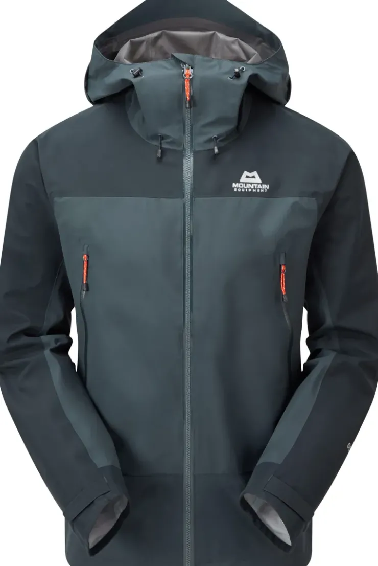 Waterproof Jackets-Mountain Equipment Mens Saltoro Jacket - Blue Nights-Cosmos