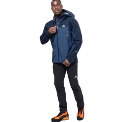 Waterproof Jackets-Mountain Equipment Mens Saltoro Jacket - Dusk-Cosmos
