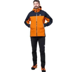 Waterproof Jackets-Mountain Equipment Mens Saltoro Jacket - Rust-Cosmos