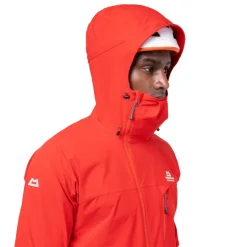 Softshell Jackets-Mountain Equipment Mens Squall Hooded Jacket - Cactus