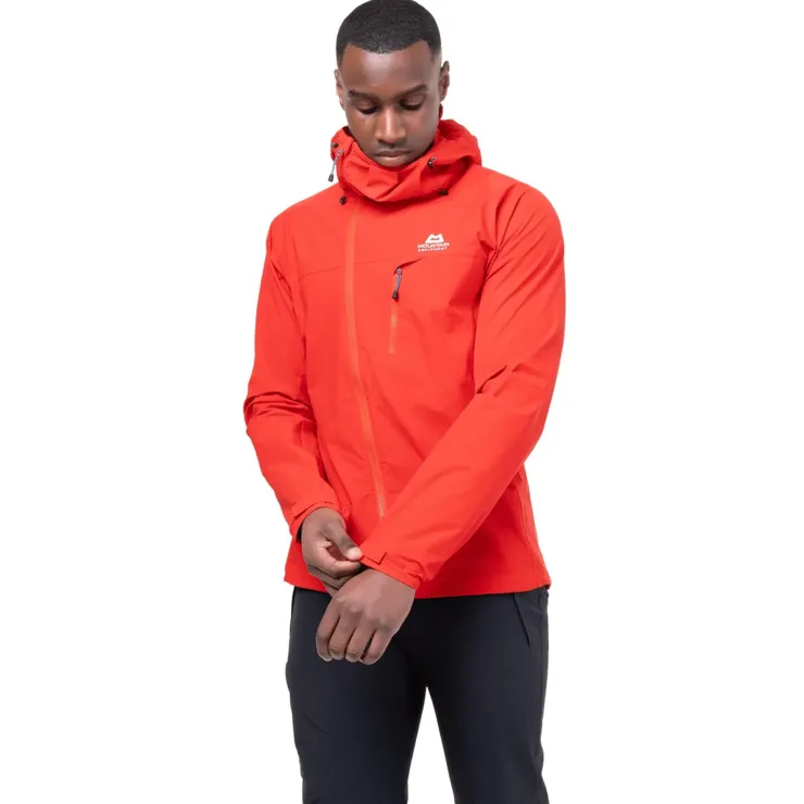 Softshell Jackets-Mountain Equipment Mens Squall Hooded Jacket - Cactus