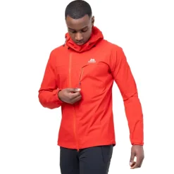 Softshell Jackets-Mountain Equipment Mens Squall Hooded Jacket - Cactus