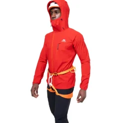 Softshell Jackets-Mountain Equipment Mens Squall Hooded Jacket - Cosmos