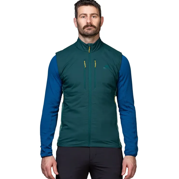 Vests & Gilets-Mountain Equipment Mens Switch Vest - Pine-Fern