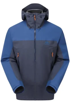 Waterproof Jackets-Mountain Equipment Mens Tacul Jacket - Cosmos-Admiral