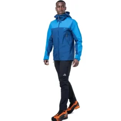 Waterproof Jackets-Mountain Equipment Mens Tacul Jacket - Cosmos-Admiral