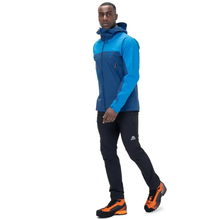 Waterproof Jackets-Mountain Equipment Mens Tacul Jacket - Fern-Pine