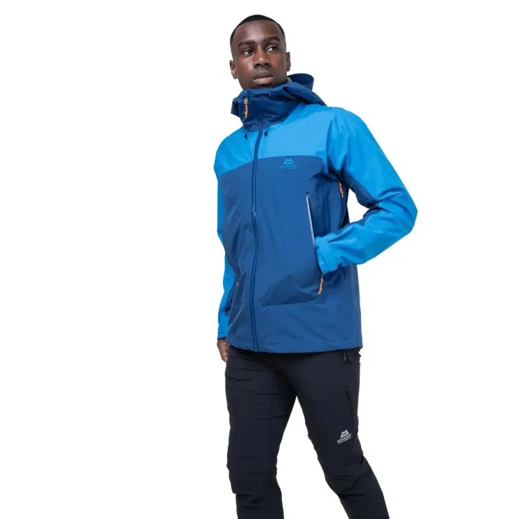 Waterproof Jackets-Mountain Equipment Mens Tacul Jacket - Fern-Pine