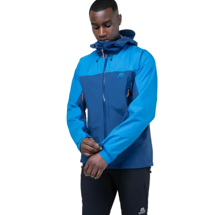 Waterproof Jackets-Mountain Equipment Mens Tacul Jacket - Fern-Pine