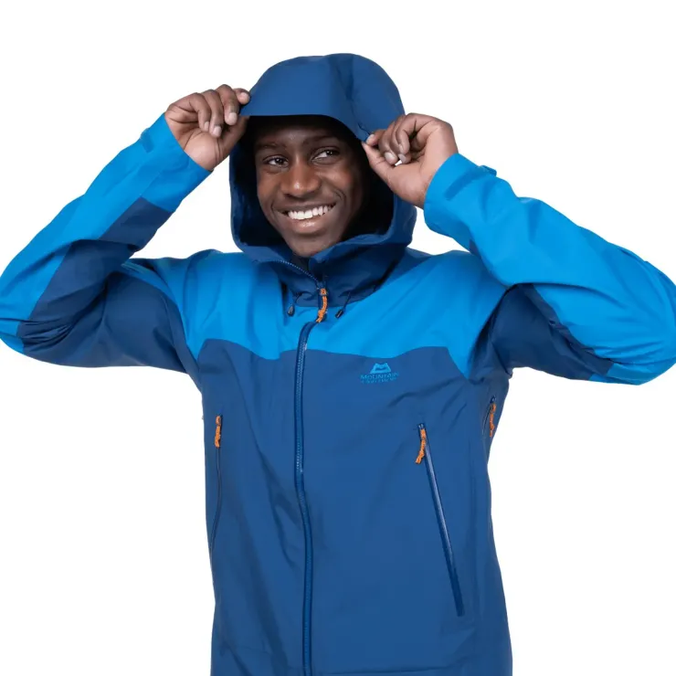 Waterproof Jackets-Mountain Equipment Mens Tacul Jacket - Fern-Pine