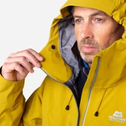 Waterproof Jackets-Mountain Equipment Mens Tupilak Jacket - Cardinal Orange
