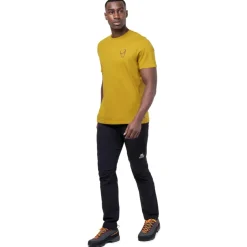T-Shirts & Baselayers-Mountain Equipment Mens Yorik On Wire Tee - Etruscan Red