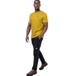 T-Shirts & Baselayers-Mountain Equipment Mens Yorik On Wire Tee - Etruscan Red