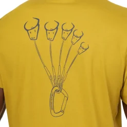 T-Shirts & Baselayers-Mountain Equipment Mens Yorik On Wire Tee - Etruscan Red