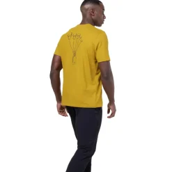T-Shirts & Baselayers-Mountain Equipment Mens Yorik On Wire Tee - Admiral Blue