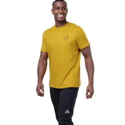 T-Shirts & Baselayers-Mountain Equipment Mens Yorik On Wire Tee - Cactus