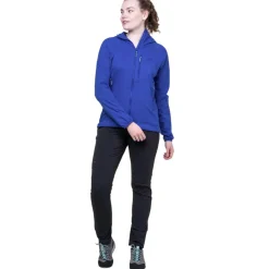 Softshell Jackets-Mountain Equipment Womens Aerotherm Jacket - Blue Nights