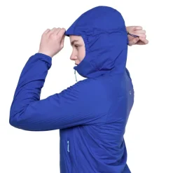 Softshell Jackets-Mountain Equipment Womens Aerotherm Jacket - Blue Nights