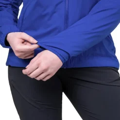 Softshell Jackets-Mountain Equipment Womens Aerotherm Jacket - Blue Nights