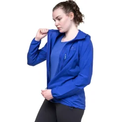 Softshell Jackets-Mountain Equipment Womens Aerofoil Hooded Jacket - Blue Nights