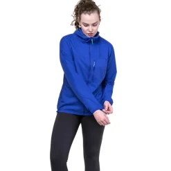 Softshell Jackets-Mountain Equipment Womens Aerofoil Hooded Jacket - Blue Nights