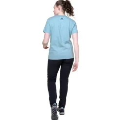 T-Shirts & Baselayers-Mountain Equipment Womens Alpenglow Tee - Tee Aqua