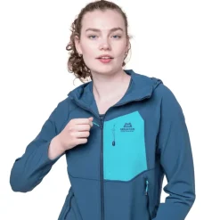 Softshell Jackets-Mountain Equipment Womens Arrow Hooded Jacket - Chili Red-Dusk