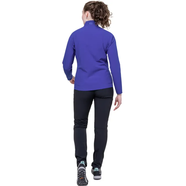 Softshell Jackets-Mountain Equipment Womens Arrow Jacket - Deep Teal-Lichen