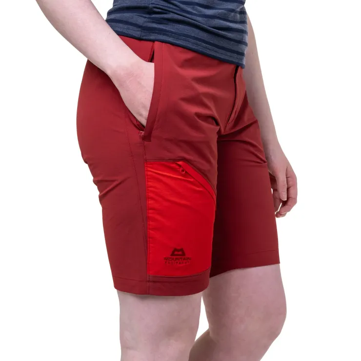 Shorts & Skirts-Mountain Equipment Womens Comici Shorts - Merlot-Chili