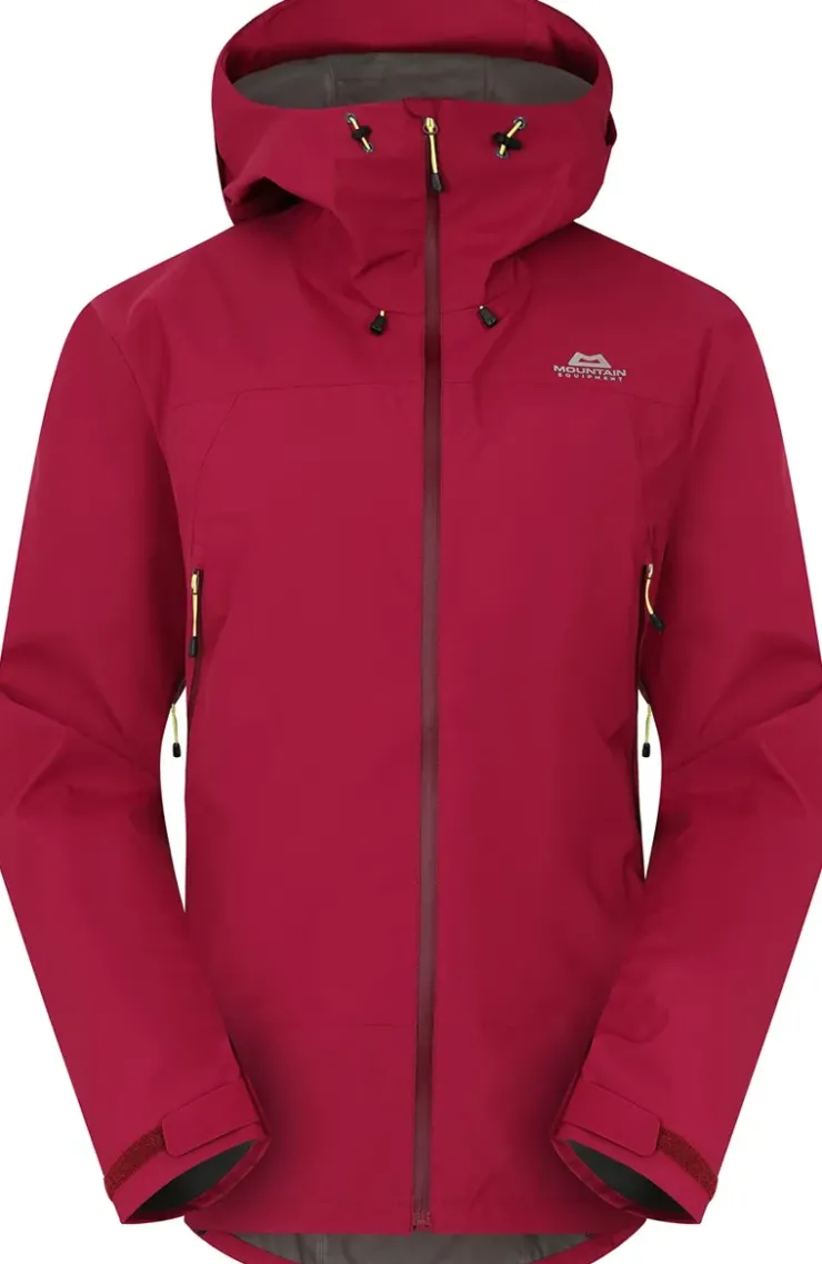 Waterproof Jackets-Mountain Equipment Womens Derwent Jacket - Cranberry