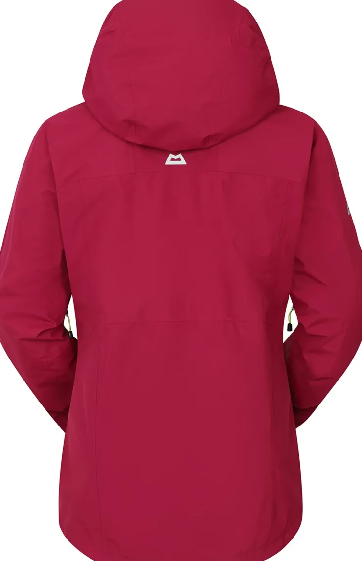 Waterproof Jackets-Mountain Equipment Womens Derwent Jacket - Cranberry