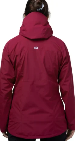 Waterproof Jackets-Mountain Equipment Womens Derwent Jacket - Cranberry