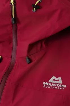 Waterproof Jackets-Mountain Equipment Womens Derwent Jacket - Cranberry