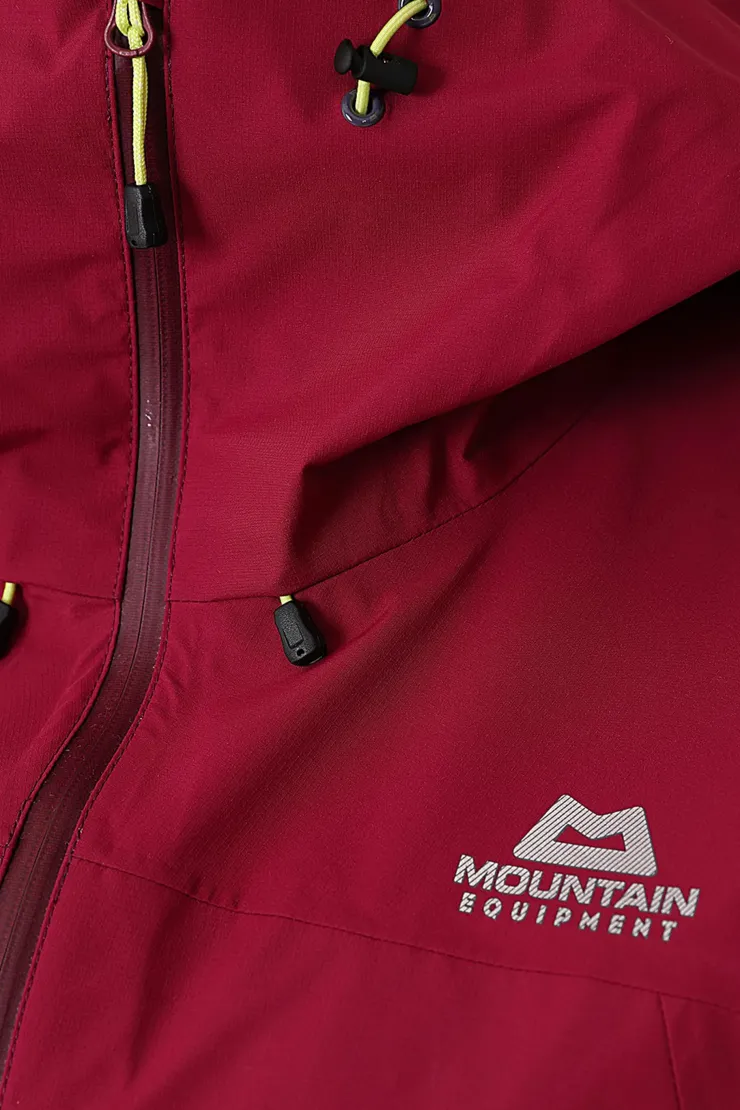 Waterproof Jackets-Mountain Equipment Womens Derwent Jacket - Cranberry