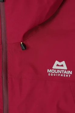 Waterproof Jackets-Mountain Equipment Womens Derwent Jacket - Cranberry