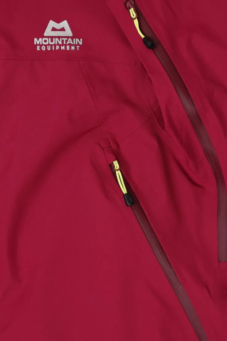 Waterproof Jackets-Mountain Equipment Womens Derwent Jacket - Cranberry