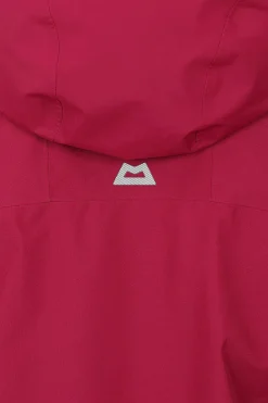 Waterproof Jackets-Mountain Equipment Womens Derwent Jacket - Cranberry