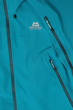 Waterproof Jackets-Mountain Equipment Womens Derwent Jacket - Tasman Blue