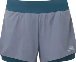 Shorts & Skirts-Mountain Equipment Womens Dynamo Twin Shorts - Bluefin